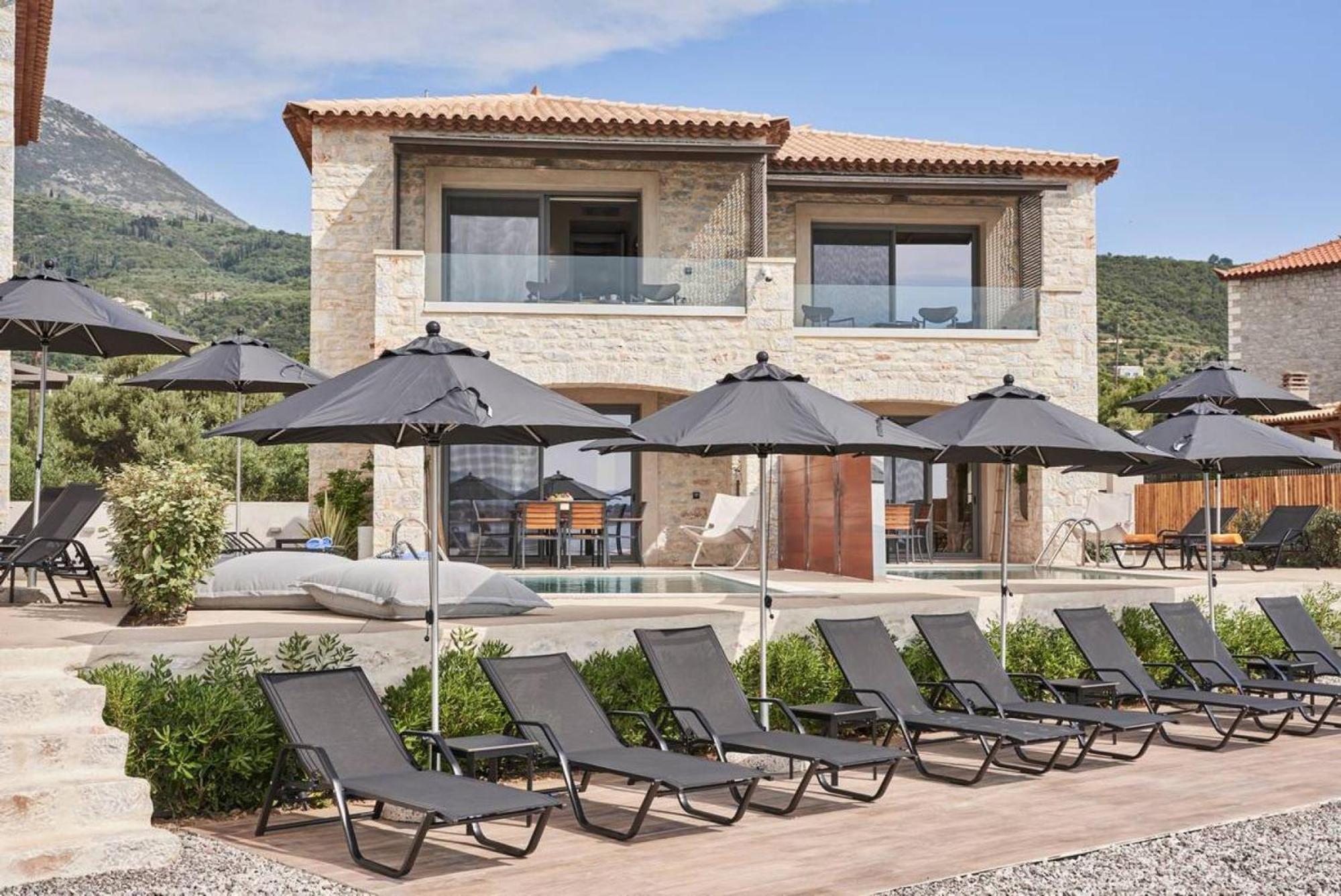 Beachfront Alassa Villas With Private Pools Kotronion  Exteriör bild